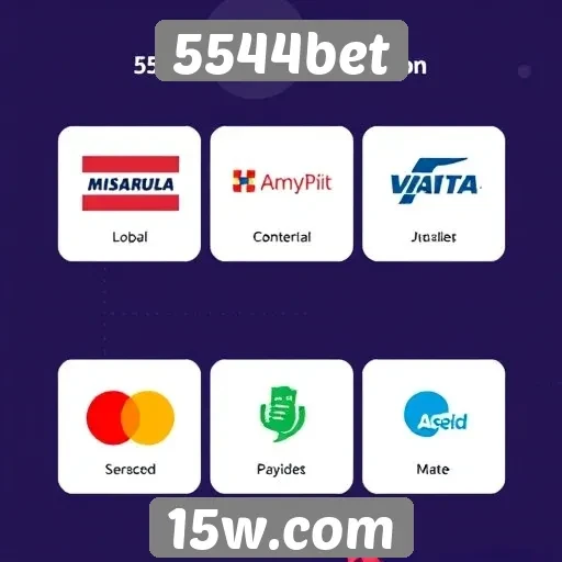 Os métodos de pagamento aceitos no 5544bet